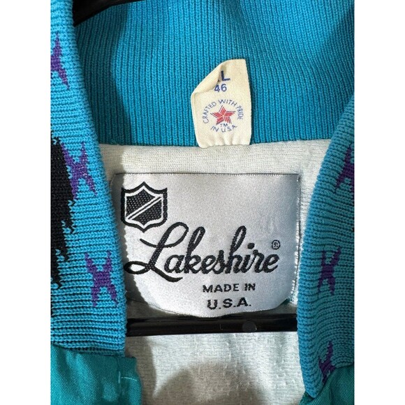 Vintage Western Aztec Lakeshire Bomber Jacket Large L USA - Picture 4 of 7